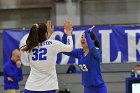 Volleyball vs Babson  Wheaton Women's Volleyball vs Babson College. - Photo by Keith Nordstrom : Wheaton, Volleyball, VB